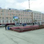 Удачно расположенный светодиодный экран